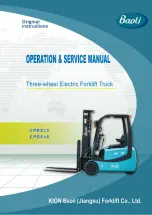 Baoli CPDS15 Operation & Service Manual preview