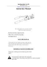 Baolifeng Tools YQK Series Instruction Manual preview