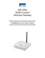 BAPI 900 MHz WAM Connect Installation And User Manual preview