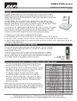 Preview for 4 page of BAPI 900 MHz WAM Connect Installation And User Manual