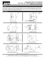 BAPI BA/T100 Installation & Operating Instructions предпросмотр