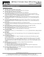 Предварительный просмотр 6 страницы BAPI BAPI-Stat 4 X-Combo Operating Instructions Manual