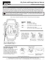 Предварительный просмотр 3 страницы BAPI CO2 Duct Installation & Operating Instructions