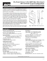 Предварительный просмотр 1 страницы BAPI CO2 Installation And Operating Instructions Manual