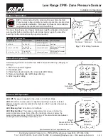 Предварительный просмотр 3 страницы BAPI Low Range ZPM Installation & Operations