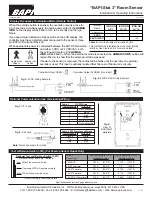 Предварительный просмотр 4 страницы BAPI Stat 3 Installation & Operating Instructions Manual