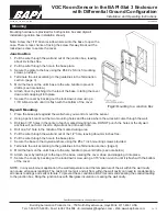 Предварительный просмотр 2 страницы BAPI VOC Installation And Operating Instructions Manual