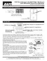 Предварительный просмотр 4 страницы BAPI VOC Installation And Operating Instructions Manual