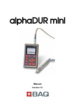 BAQ alphaDUR mini Manual предпросмотр