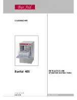 bar aid 400 Installation And Operation Instruction Manual preview