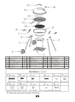 Preview for 2 page of BAR-BE-QUICK BQ2181-1A Assembly Instructions Manual