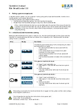 Preview for 20 page of bar SmartControl 2.0 Operation Manual