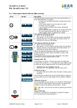 Preview for 21 page of bar SmartControl 2.0 Operation Manual