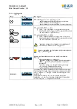 Preview for 36 page of bar SmartControl 2.0 Operation Manual