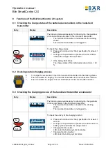 Preview for 37 page of bar SmartControl 2.0 Operation Manual