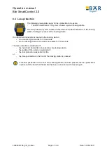 Preview for 38 page of bar SmartControl 2.0 Operation Manual