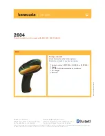 Baracoda 2604 User Manual предпросмотр