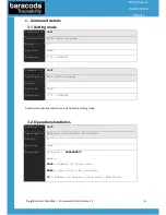 Preview for 8 page of Baracoda All in One Printer Communication Protocol Manual