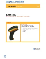 Предварительный просмотр 1 страницы Baracoda BCM 2604 User Manual