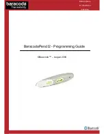 Preview for 1 page of Baracoda Pencil 2 Programming Manual