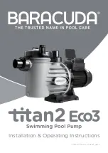 baracuda titan 2 Eco 3 Installation & Operating Instructions Manual preview
