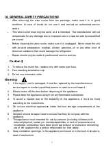 Preview for 4 page of Bar@drinkstuff CW-65D Instruction Manual