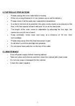 Preview for 6 page of Bar@drinkstuff CW-65D Instruction Manual