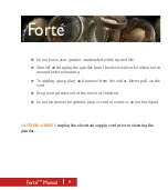 Preview for 8 page of Baratza Forte-AP Operation Manual