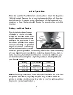 Preview for 7 page of Baratza Maestro Plus Operation Manual