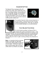 Preview for 8 page of Baratza Maestro Plus Operation Manual