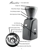 Preview for 3 page of Baratza Maestro User Manual