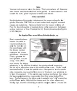 Preview for 7 page of Baratza Preciso Operation Manual