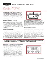 Предварительный просмотр 4 страницы Baratza sette 270 Quick Start Manual