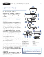 Preview for 9 page of Baratza SETTE 30 Quick Start Manual
