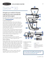 Preview for 11 page of Baratza SETTE 30 Quick Start Manual