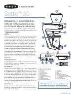 Preview for 21 page of Baratza SETTE 30 Quick Start Manual