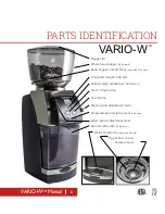 Preview for 6 page of Baratza VARIO-W Operation Manual