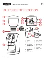 Предварительный просмотр 4 страницы Baratza Vario+ Operation Manual