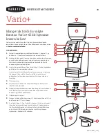 Предварительный просмотр 17 страницы Baratza Vario+ Quick Start Manual