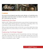 Preview for 11 page of Baratza Vario User Manual