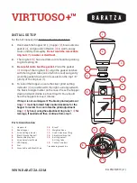 Preview for 1 page of Baratza VIRTUOSO+ Initial Setup