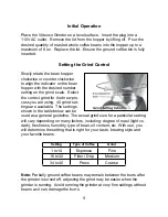 Preview for 7 page of Baratza Virtuoso Operation Manual