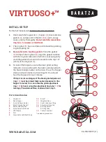 Preview for 3 page of Baratza VIRTUOSO+ Quick Start Manual