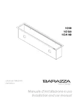 Preview for 1 page of Barazza 1CI120 Installation And Use Manual