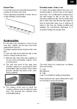 Предварительный просмотр 21 страницы Barazza 1FEVEVCN Instruction Manual