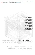 Barazza 1FSLMP Series Installation And Use Manual предпросмотр