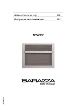 Предварительный просмотр 73 страницы Barazza 1FVCFY Instruction Manual