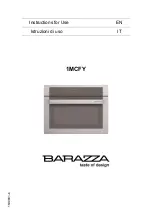 Предварительный просмотр 1 страницы Barazza 1MCFY Instructions For Use Manual