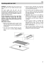 Предварительный просмотр 27 страницы Barazza 1MCFY Instructions For Use Manual