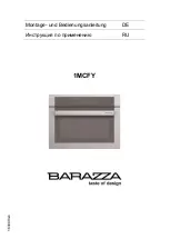 Предварительный просмотр 81 страницы Barazza 1MCFY Instructions For Use Manual